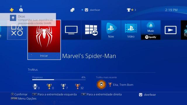 Spider-Man PS4 mídia digital secundária 