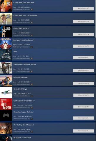 Melhor dos Games - Jogos Ps4 - Psn Mídia Digital (33 Jogos) - PlayStation 4