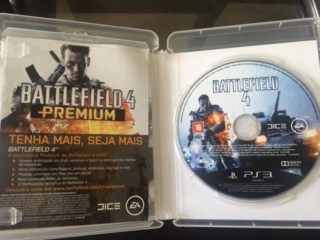 venda Battlefield 4 PS3 + filme tropa de elite.
