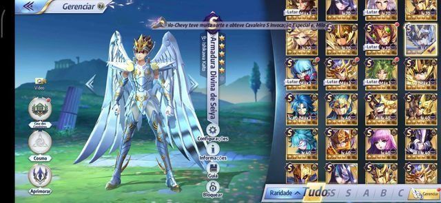 Melhor dos Games - Conta Saint Seiya Awakening - Cavaleiros do Zodíac - Game.com, Outros, Mobile, PC