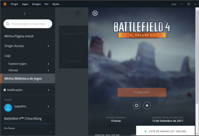 Conta origin com Battlefield 4™ Digital Deluxe
