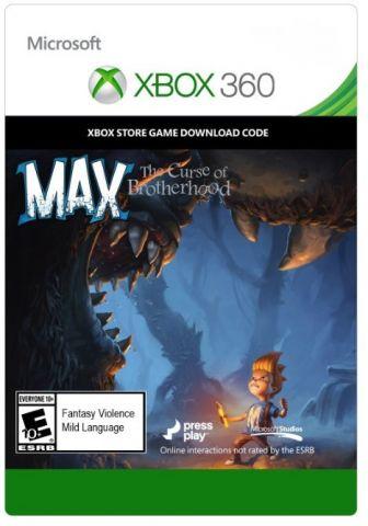 Melhor dos Games - MAX: THE CURSE OF BROTHERHOOD - XBOX 360 MIDIA DIG - Xbox 360