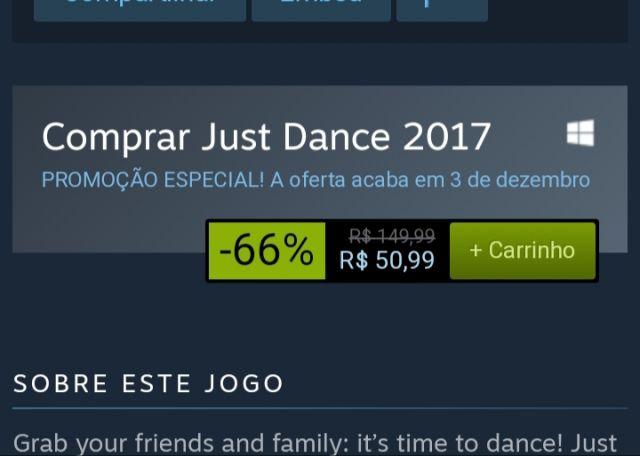 Melhor dos Games - Conta Uplay com Just Dance 2017 - PC