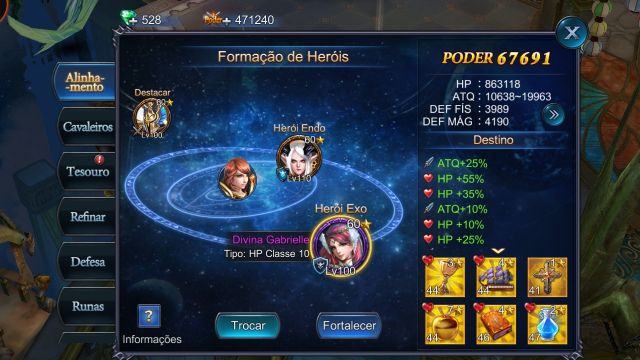 Melhor dos Games - Conta Goddess Primal of Chaos - iOS (iPhone/iPad), Mobile, Android