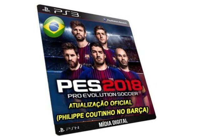 PES 2018 JOGO PS3 PSN ORIGINAL