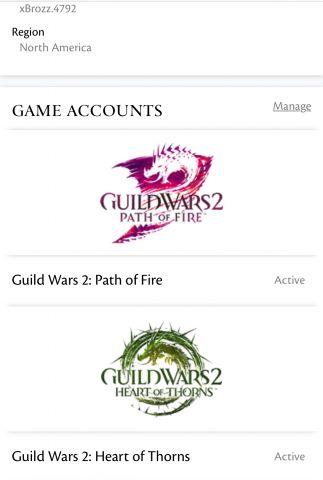Conta Guild Wars 2 com as duas expansões 