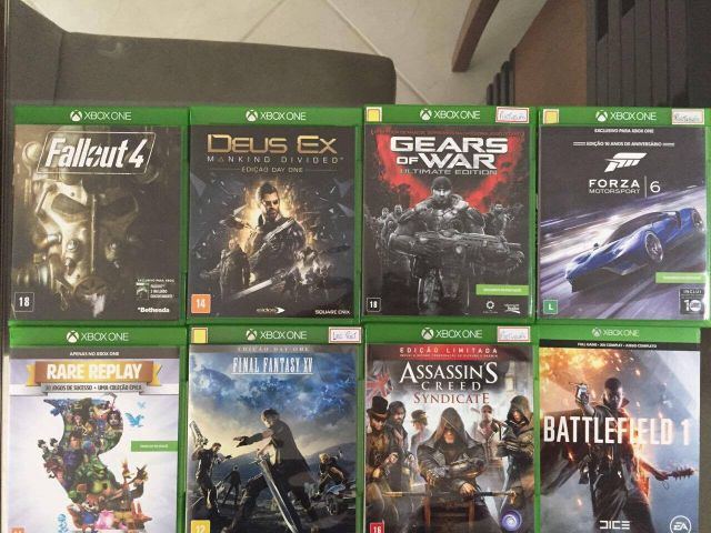 venda Jogos de Xbox One semi novos