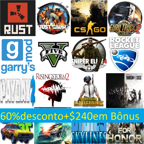 Melhor dos Games - VENDO CONTA STEAM COM 40 JOGOS,CSGO PRIME,PUBG,GTA - PC
