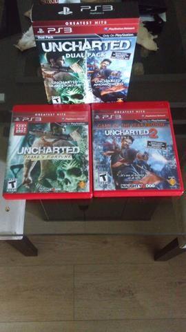 venda Uncharted 1 e 2