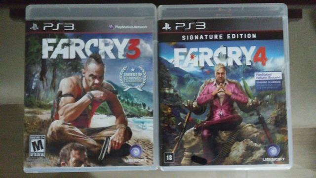 venda Far Cry 3 e 4