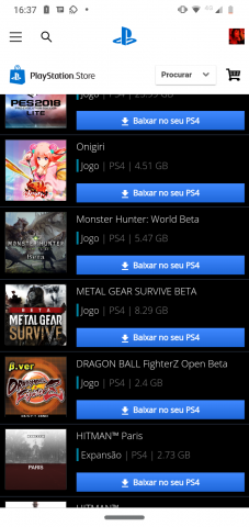 Melhor dos Games - Conta de PS4 com vários jogos - PlayStation 4