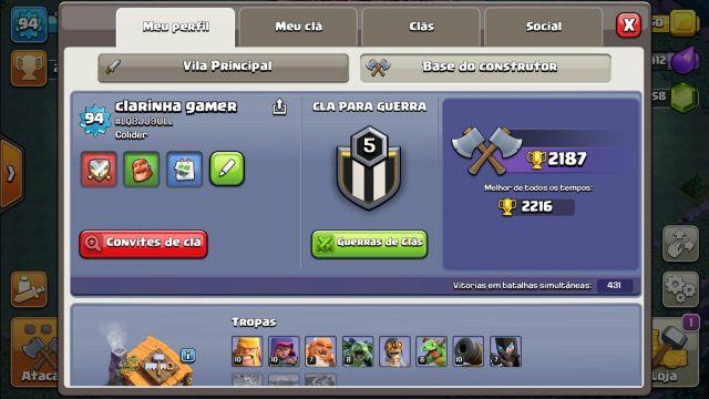 Melhor dos Games - Conta clash of clans CV10 - iOS (iPhone/iPad), Mobile, Android