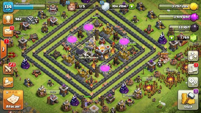 Melhor dos Games - Conta Clash of Clans Cv11 + Arena 11 Royale - iOS (iPhone/iPad), Mobile, Android