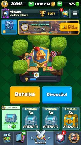 Melhor dos Games - Conta no Clash Royale - PC, Android, Online-Only/Web