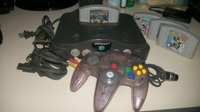 Melhor dos Games - 4 jogos + controle translúcido + nintendo 64(leia) - Nintendo 64