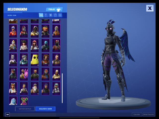 Melhor dos Games - CONTA FORTNITE 87 SKINS - Android, PC, Xbox One, PlayStation 4