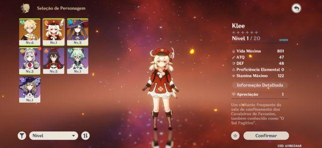 Melhor dos Games - [VENDIDA] Conta Genshin Impact - Klee e Mona - Mobile, Android, PC