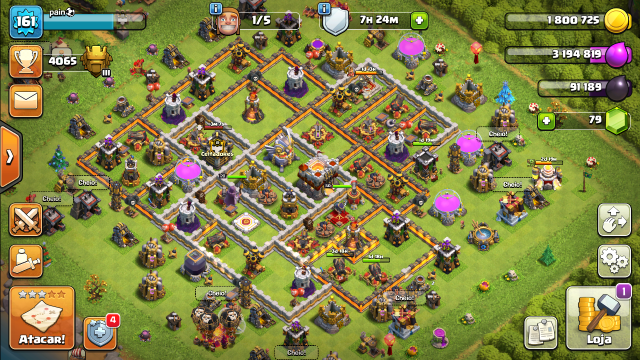 Melhor dos Games - Clash of Clans CV 11 semi full - iOS (iPhone/iPad), Outros, Mobile, Android