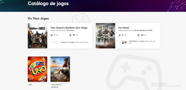 Melhor dos Games - CONTA UBISOFT RAINBOW SIX + FOR HONOR + GAMES - Xbox One, PC, PlayStation 4