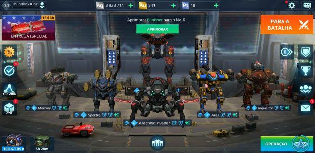 Melhor dos Games - Vendo Conta War Robots - Mobile, Android