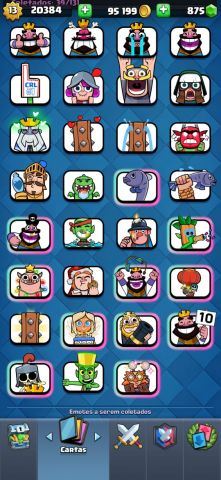 Melhor dos Games - Conta Clash Royale Exp 13 / 32 cartas full - iOS (iPhone/iPad), Mobile, Android