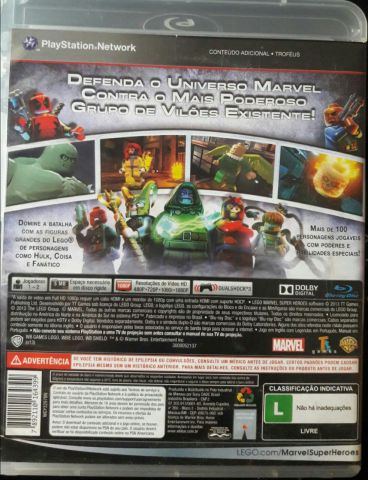 Melhor dos Games - MARVEL SUPER HEROES - PlayStation 3