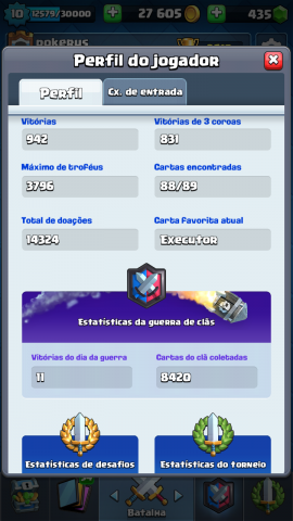 Melhor dos Games - Conta Clash Royale - PC, Online-Only/Web, Android, Mobile, iOS (iPhone/iPad)