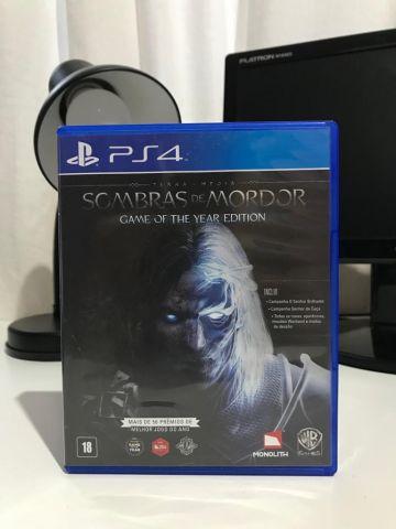 Melhor dos Games - Sombras de Mordor - Game of the Year Edition - PlayStation 4