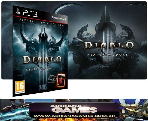 Diablo 3 Reaper of Souls Jogo Digital PS3 PSN Game