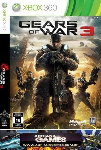 Gears Of War 3 Jogo Xbox 360 Game Digital