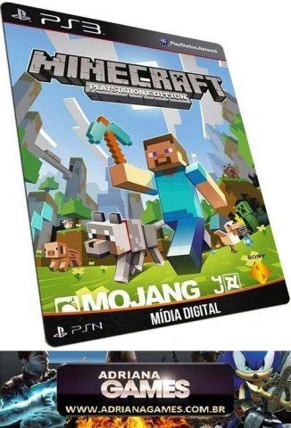 Minecraft Português Jogo Digital PS3 PSN Gam