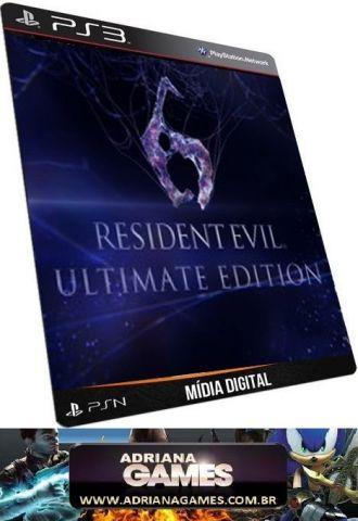Melhor dos Games - Resident Evil 6 PS3 Game Original Digital Jogo Por - PlayStation 3