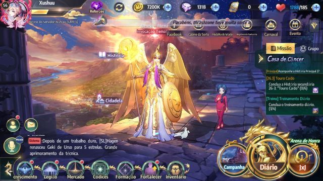Melhor dos Games - Conta Saint Seiya Awakening: KOTZ - iOS (iPhone/iPad), Mobile, Android