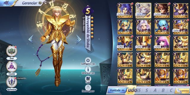 Melhor dos Games - Saint Seiya Awakening c/ Shaka Arayashiki level 80 - Android