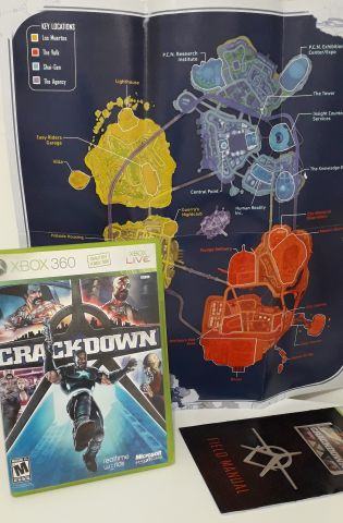 Melhor dos Games - Crackdown + Pôster + Manual - Xbox 360