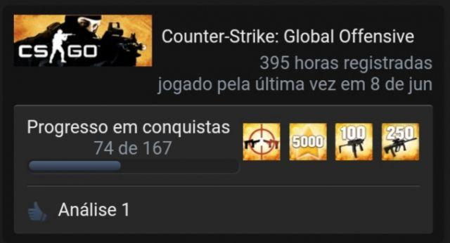 Melhor dos Games - Conta de Counter-Strike. - PC
