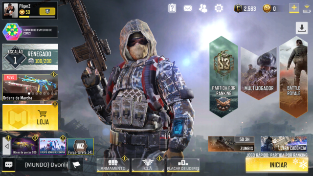 Melhor dos Games - Conta Call Of Duty: Mobile - iOS (iPhone/iPad), Mobile, Outros, Android